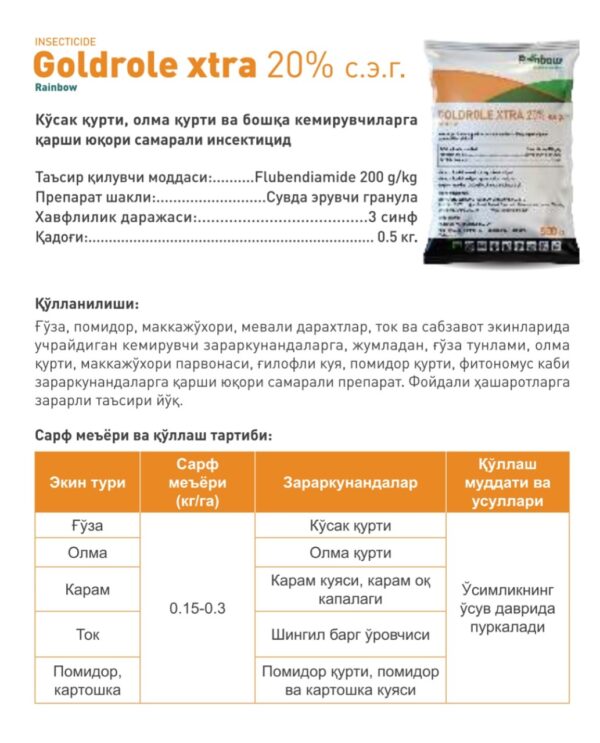 Goldrole Xtra 20% s.e.g.